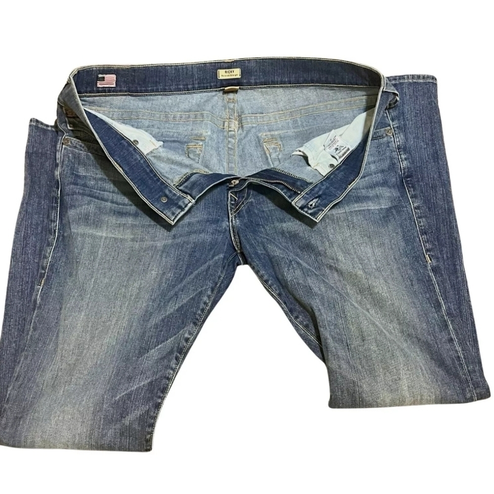 TRUE RELIGION RICKY Relaxed Straight Men’s Jeans Size 38 X 32 - Picture 5 of 10